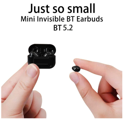 Invisible Wireless Earbuds Bluetooth Headphones With Long Battery_voghion.com